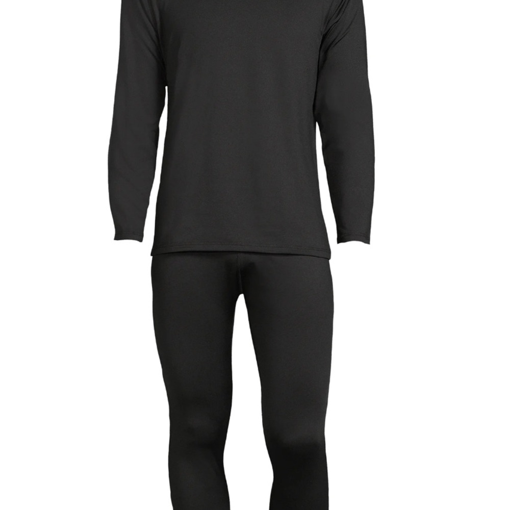 isotoner Men's Baselayer Set - Black - Picture 5 of 5